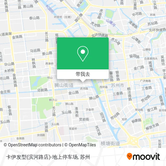卡伊发型(滨河路店)-地上停车场地图