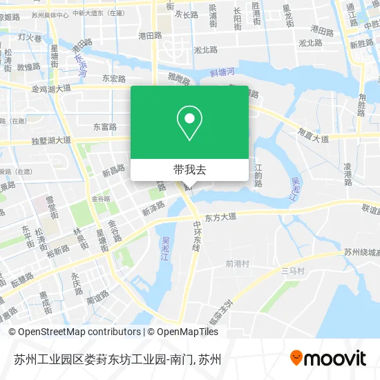 苏州工业园区娄葑东坊工业园-南门地图