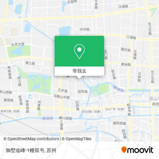 御墅临峰-1幢双号地图