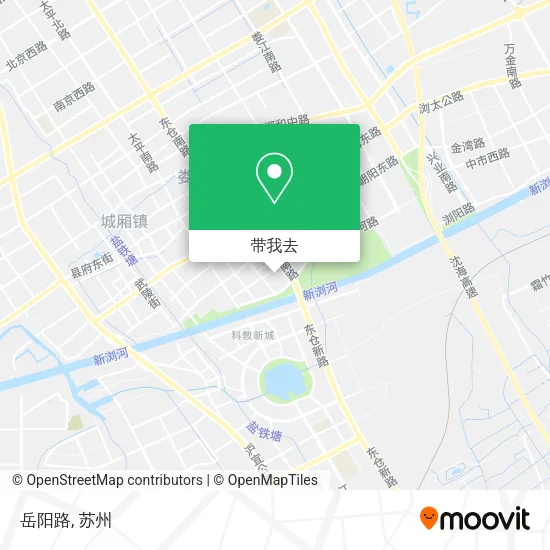 岳阳路地图