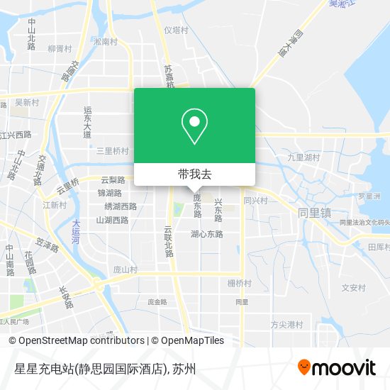 星星充电站(静思园国际酒店)地图