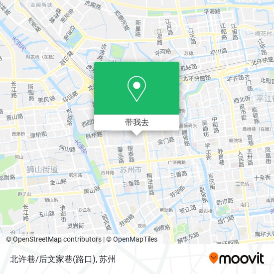 北许巷/后文家巷(路口)地图