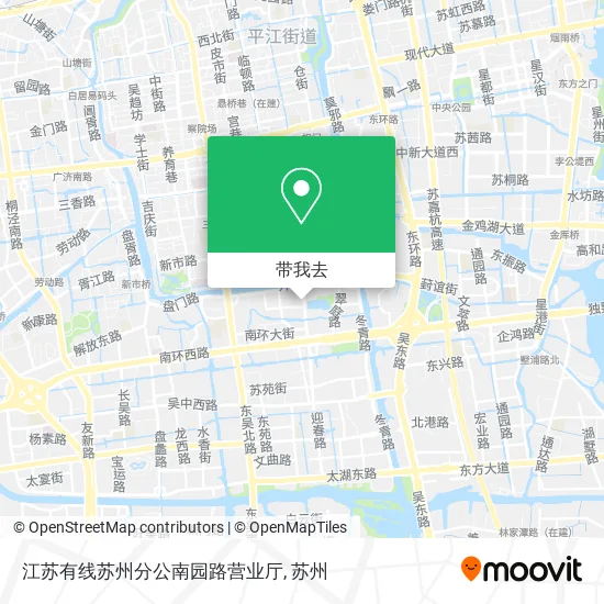 江苏有线苏州分公南园路营业厅地图
