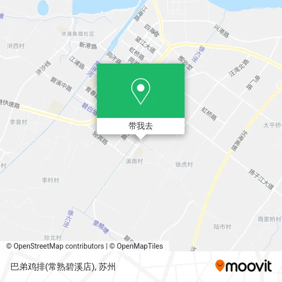 巴弟鸡排(常熟碧溪店)地图