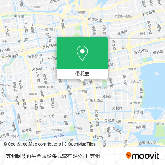 苏州啸波再生金属设备成套有限公司地图