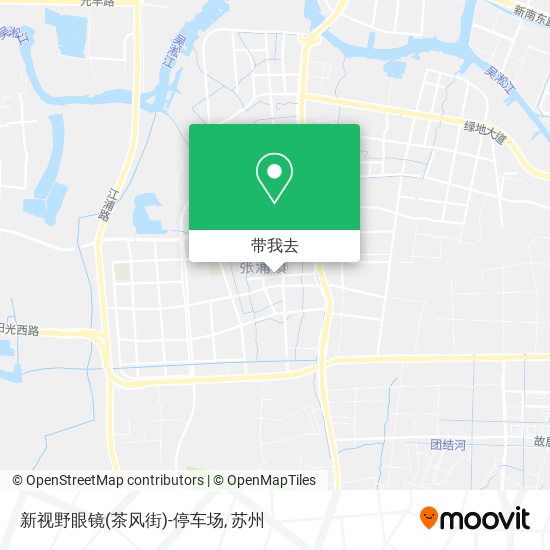 新视野眼镜(茶风街)-停车场地图