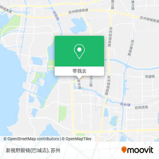 新视野眼镜(巴城店)地图