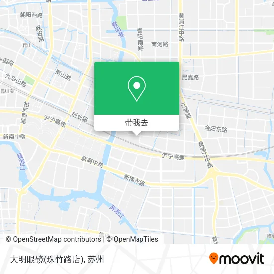 大明眼镜(珠竹路店)地图