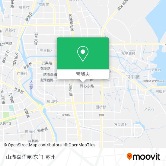 山湖嘉晖苑-东门地图