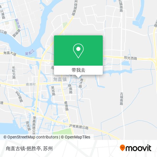 甪直古镇-挹胜亭地图