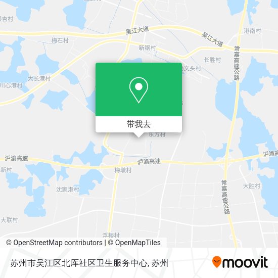 苏州市吴江区北厍社区卫生服务中心地图
