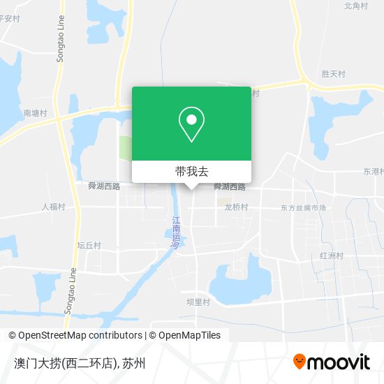 澳门大捞(西二环店)地图