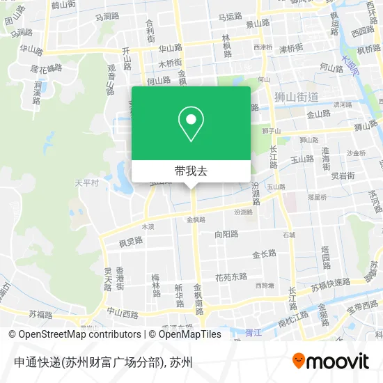 申通快递(苏州财富广场分部)地图