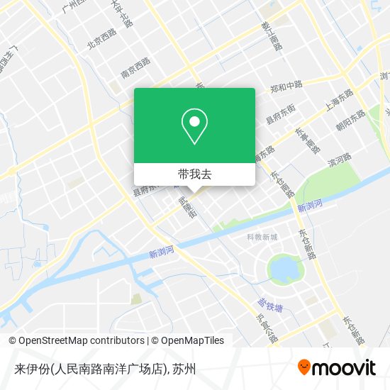 来伊份(人民南路南洋广场店)地图