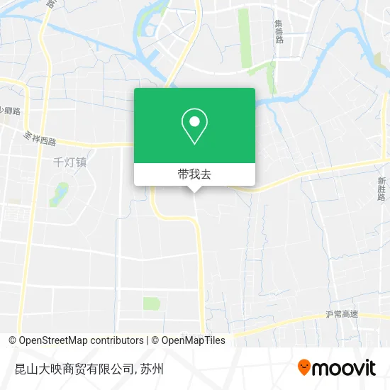 昆山大映商贸有限公司地图