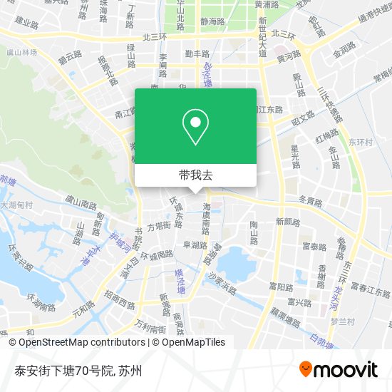 泰安街下塘70号院地图