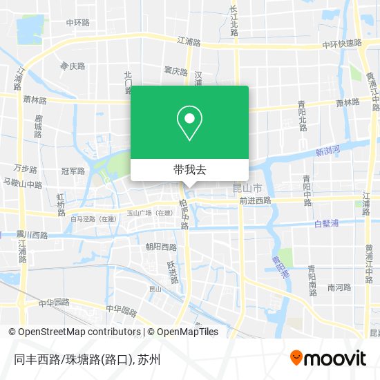 同丰西路/珠塘路(路口)地图