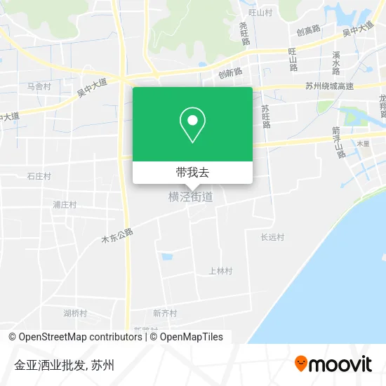 金亚洒业批发地图
