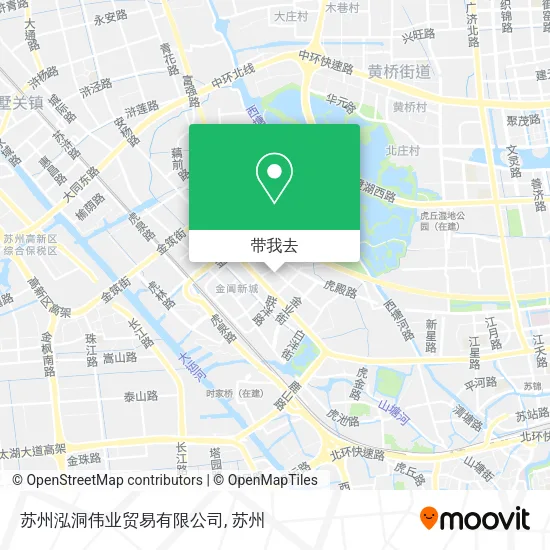 苏州泓洞伟业贸易有限公司地图