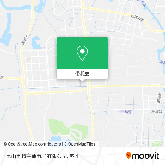 昆山市精宇通电子有限公司地图