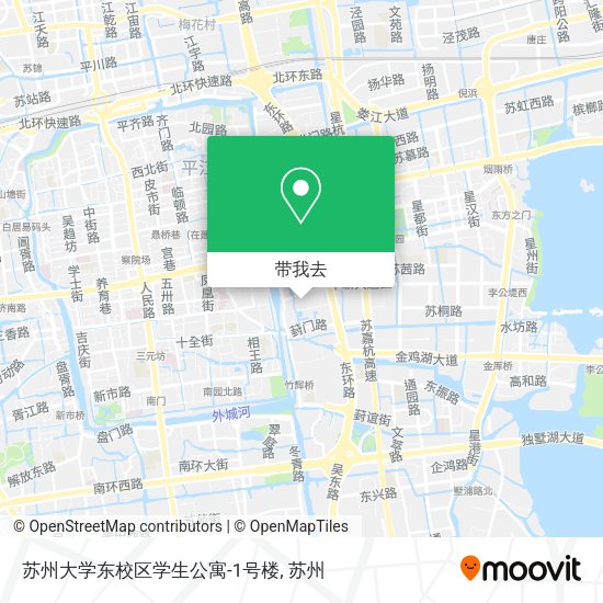 苏州大学东校区学生公寓-1号楼地图