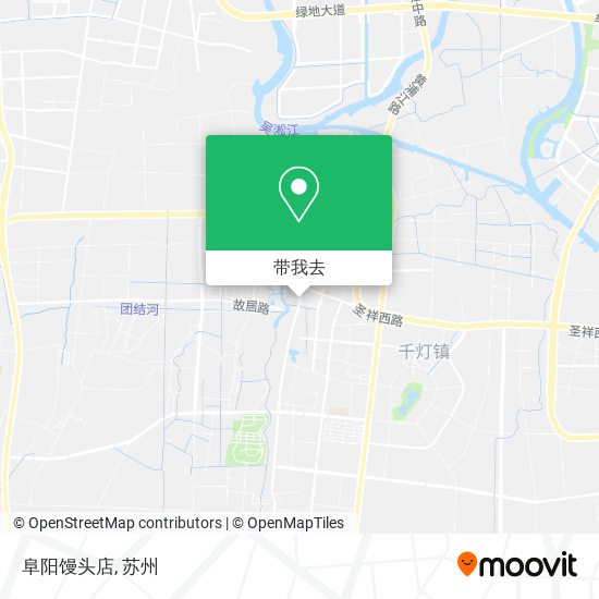 阜阳馒头店地图