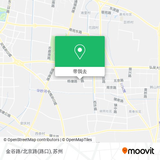 金谷路/北京路(路口)地图