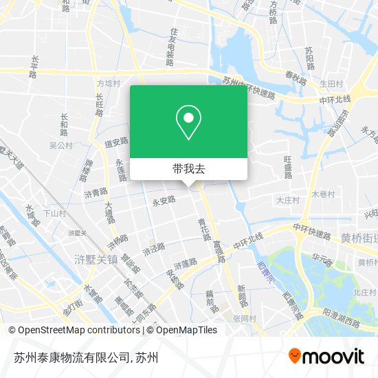 苏州泰康物流有限公司地图