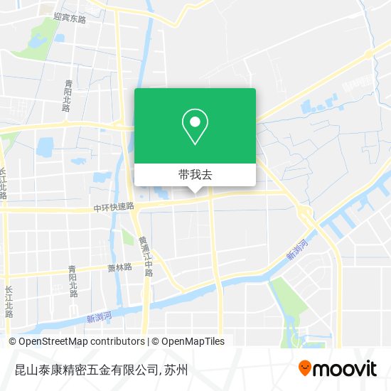 昆山泰康精密五金有限公司地图