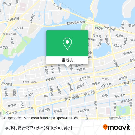 泰康利复合材料(苏州)有限公司地图