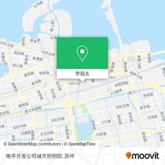 唯亭开发公司城市照明部地图