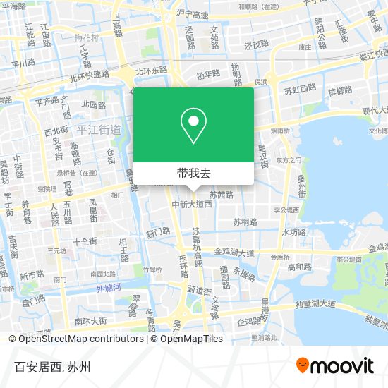 百安居西地图