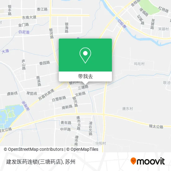建发医药连锁(三塘药店)地图