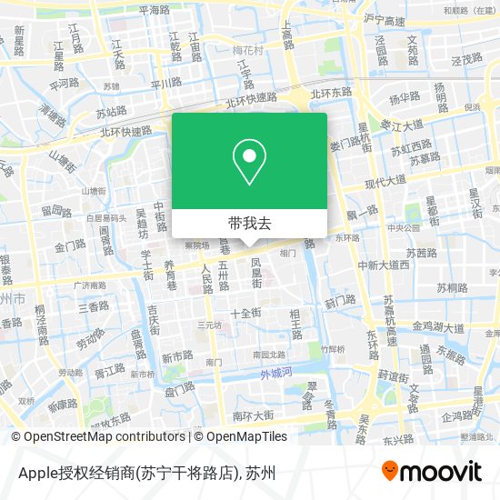 Apple授权经销商(苏宁干将路店)地图