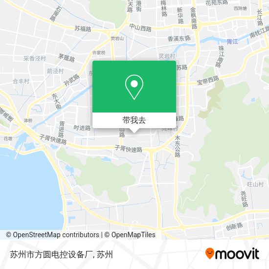 苏州市方圆电控设备厂地图