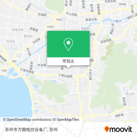 苏州市方圆电控设备厂地图