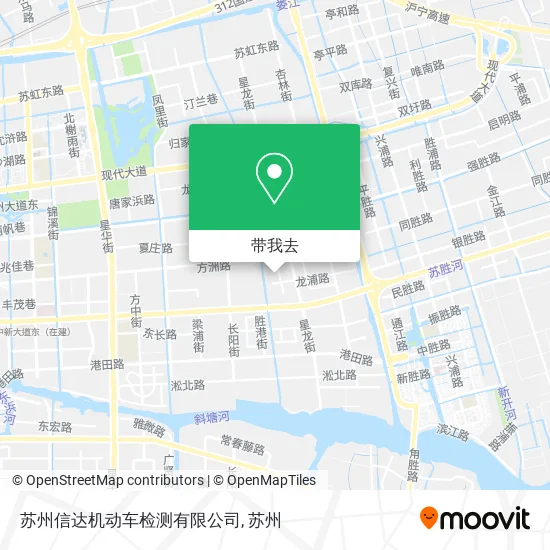 苏州信达机动车检测有限公司地图
