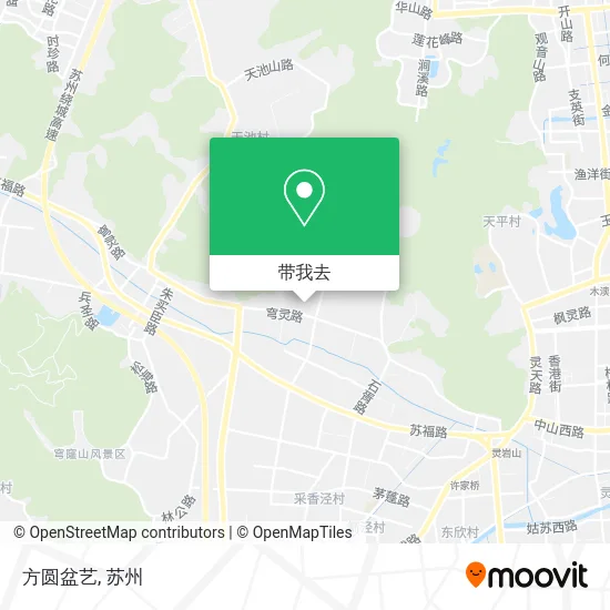 方圆盆艺地图