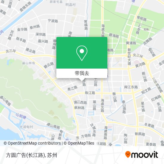 方圆广告(长江路)地图