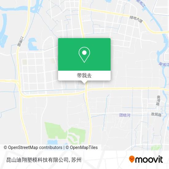 昆山迪翔塑模科技有限公司地图
