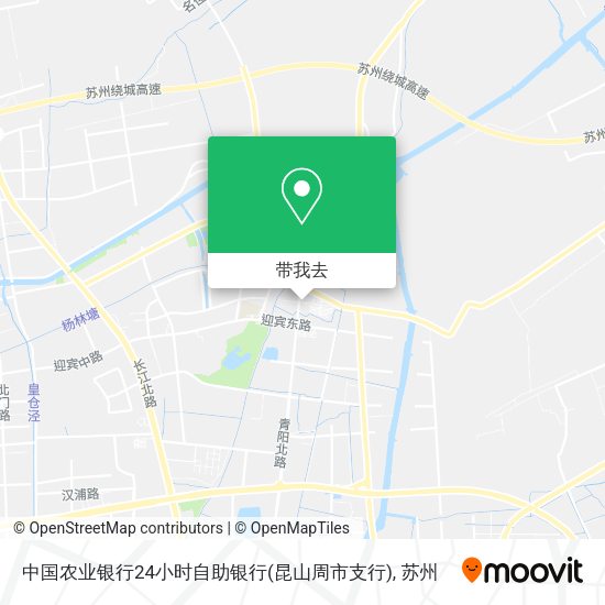 中国农业银行24小时自助银行(昆山周市支行)地图