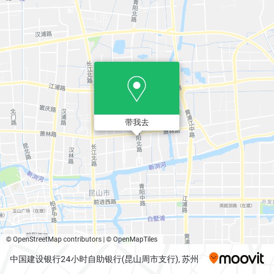 中国建设银行24小时自助银行(昆山周市支行)地图
