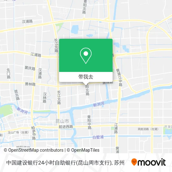 中国建设银行24小时自助银行(昆山周市支行)地图