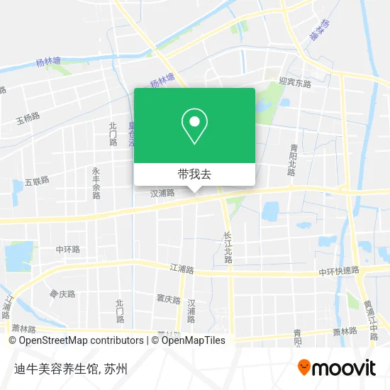 迪牛美容养生馆地图