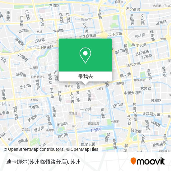 迪卡娜尔(苏州临顿路分店)地图