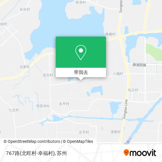 767路(北旺村-幸福村)地图