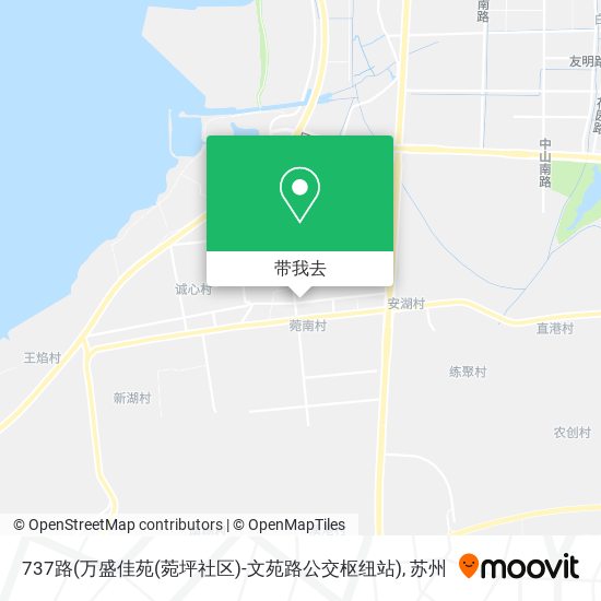 737路(万盛佳苑(菀坪社区)-文苑路公交枢纽站)地图