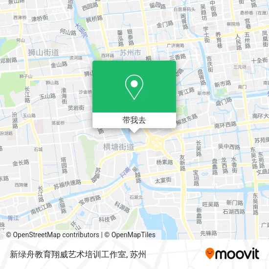 新绿舟教育翔威艺术培训工作室地图