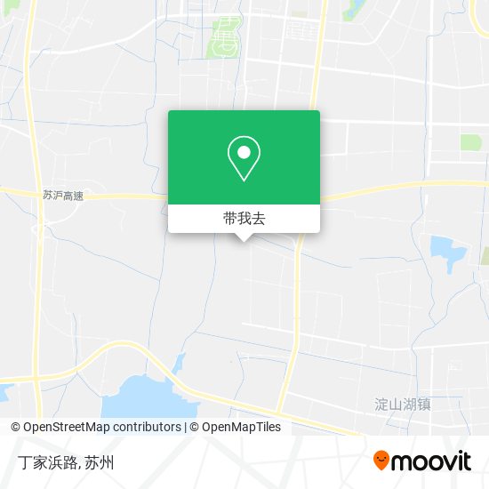 丁家浜路地图