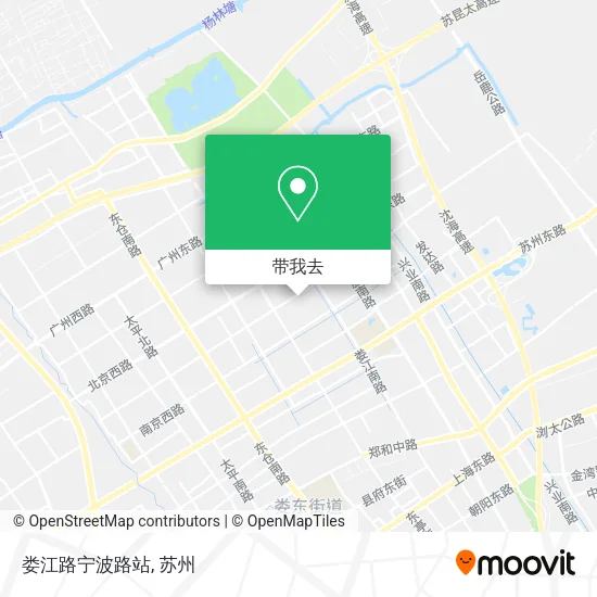 娄江路宁波路站地图
